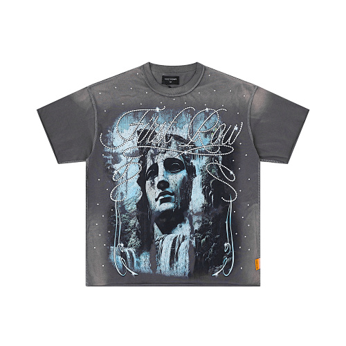F513# P72 FIRST ROW LOST UTOPIA UNEARTH CROPPED TEE T