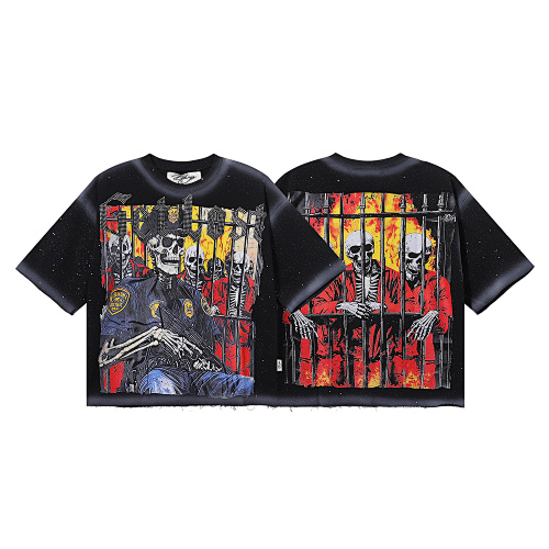 BK006#75BKYS Get Lost F-Terry Cropped T-shirt