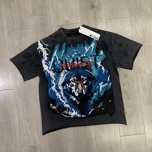 F508# P55 FIRST ROW WARNING NOT SO QUIET WOLF CROPPED TEE