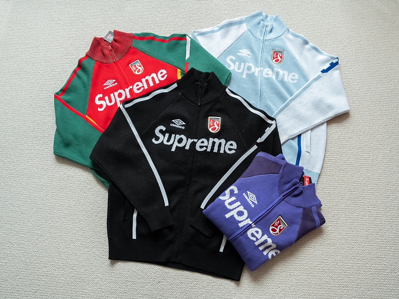 Supreme X UMBRO ZIP UP SWEATER