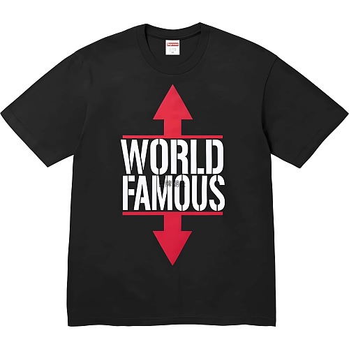 SUP-136# supreme ss26 WEEK1 World Famous Tee S-XL P48