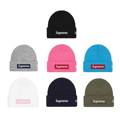 SP6601 Supreme x New Era 25FW Box Logo Beanie